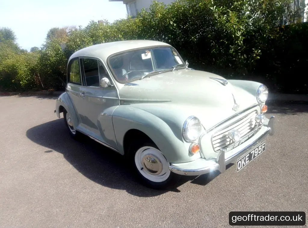 Morris Minor 2 Door Saloon, 1968, nice usable classic!