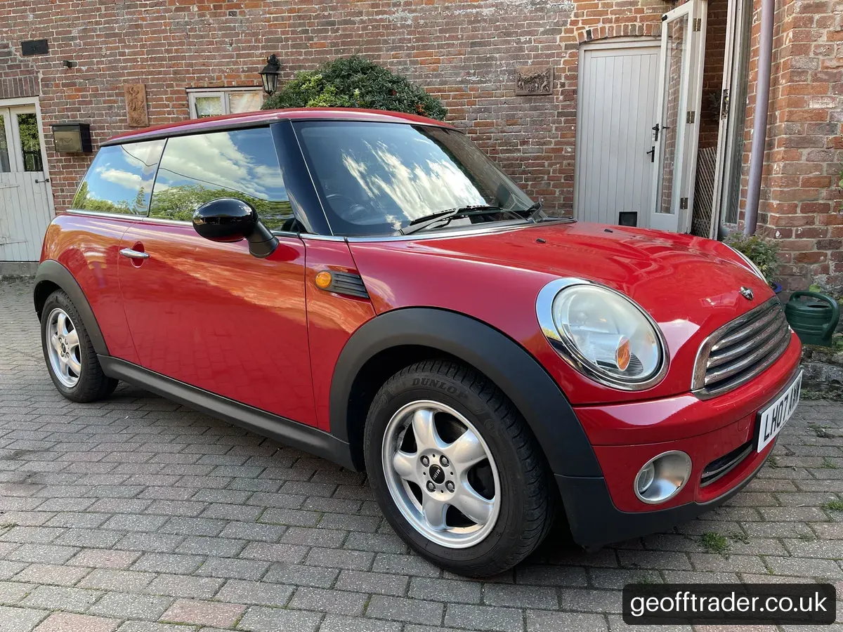 2007 MINI 1.4 One Pepper Pack A/C Chili Red Hatchback 3dr Petrol Manual