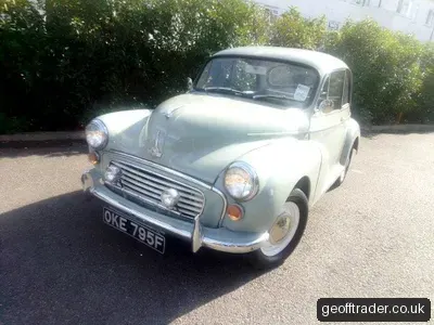 Morris Minor 2 Door Saloon, 1968, nice usable classic! photo 2
